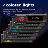 Uniwersalne Radio samochodowe 1 Din Radio samochodowe Stereo Bluetooth 12V MP3 odtwarzacz Audio w desce rozdzielczej AUX/FM/USB/BT wsparcie znaleźć asystenta głosowego samochodu 2